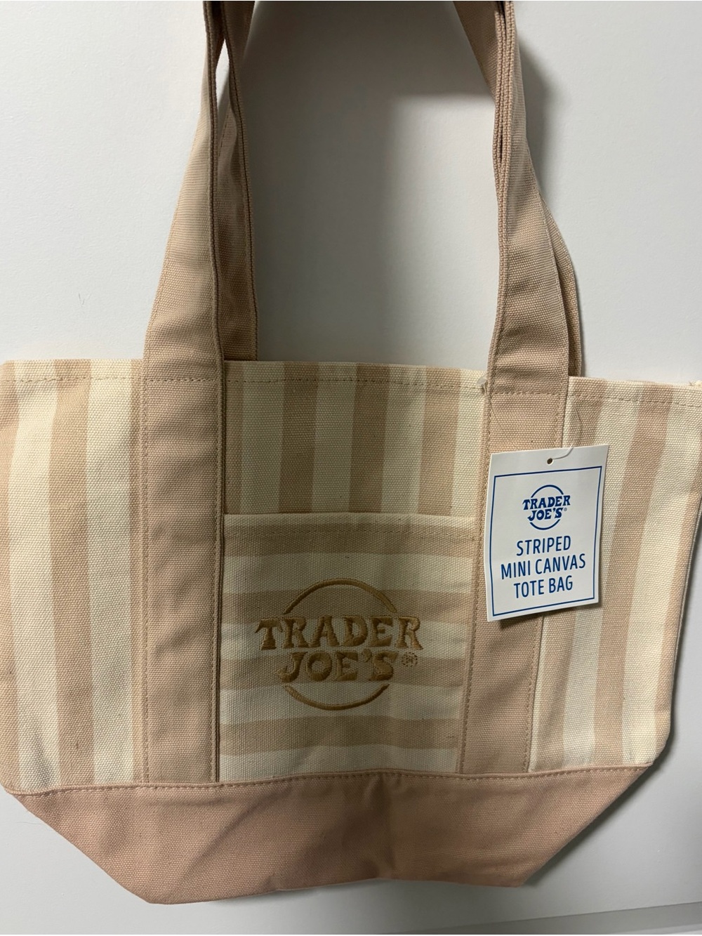 Trader Joe’s Mini Striped Canvas Tote